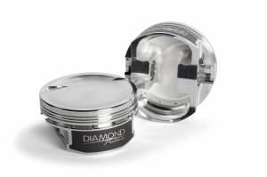 Diamond Racing - Pistons - Diamond Pistons 11555-R1-8 Chevy LS Street Strip Dish Series