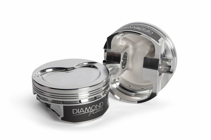 Diamond Racing - Pistons - Diamond Pistons 11508-R2-8 Chevy LS1 Street/Strip Dish Series