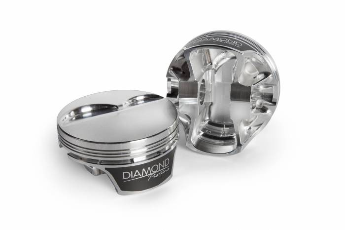 Diamond Racing - Pistons - Diamond Pistons 11586-R1-8 Chevy LS Street Strip Dish Series