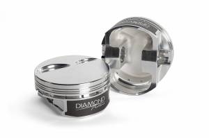 Chevy LS - LS1 Competition Series - Diamond Racing - Pistons - Diamond Pistons 11500-R1-8 Chevy LS Street Strip Flat Top Series