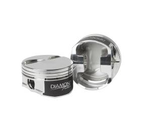 Chevy LS - LM7 Competition Series - Diamond Racing - Pistons - Diamond Pistons 11592-R1-8 Chevy LS Street Strip Dish Series