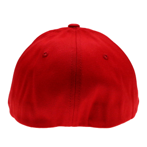 Standard Logo Diamond Fitted Hat - Size S/M - Color Red (A216) - Image 3