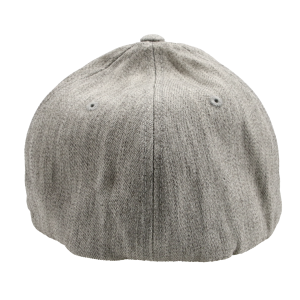 Standard Logo Diamond Fitted Hat - Size S/M - Color Heather Grey (A234) - Image 3