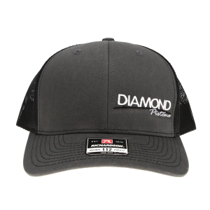 Standard Logo Diamond Snapback Hat - One Size Fits All - Color Charcoal/Black (A240) - Image 2