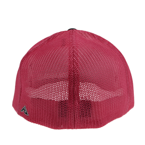 Standard Logo Diamond Trucker Hat - Size S/M - Color Grey/Pink (A260) - Image 3