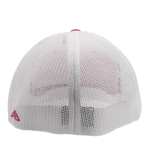 Standard Logo Diamond Trucker Hat - Size L/XL - Color Pink/White (A245) - Image 3